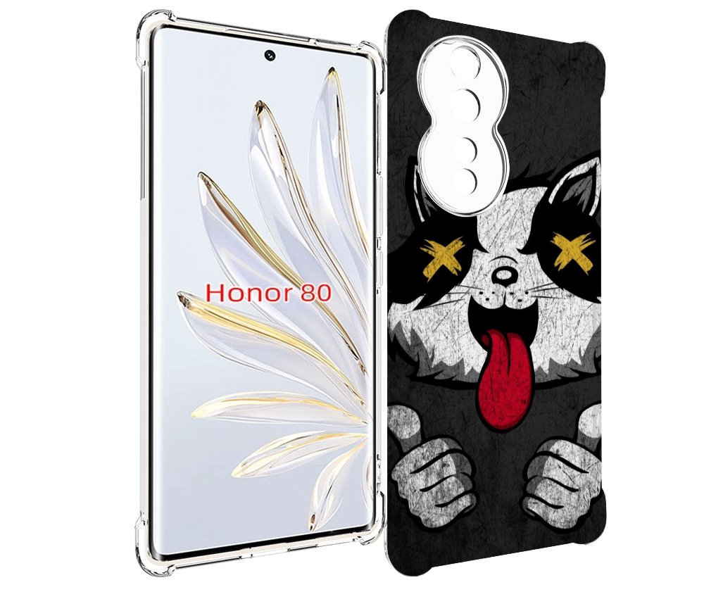 

Чехол MyPads классный зверек для Honor 80, Прозрачный, Tocco