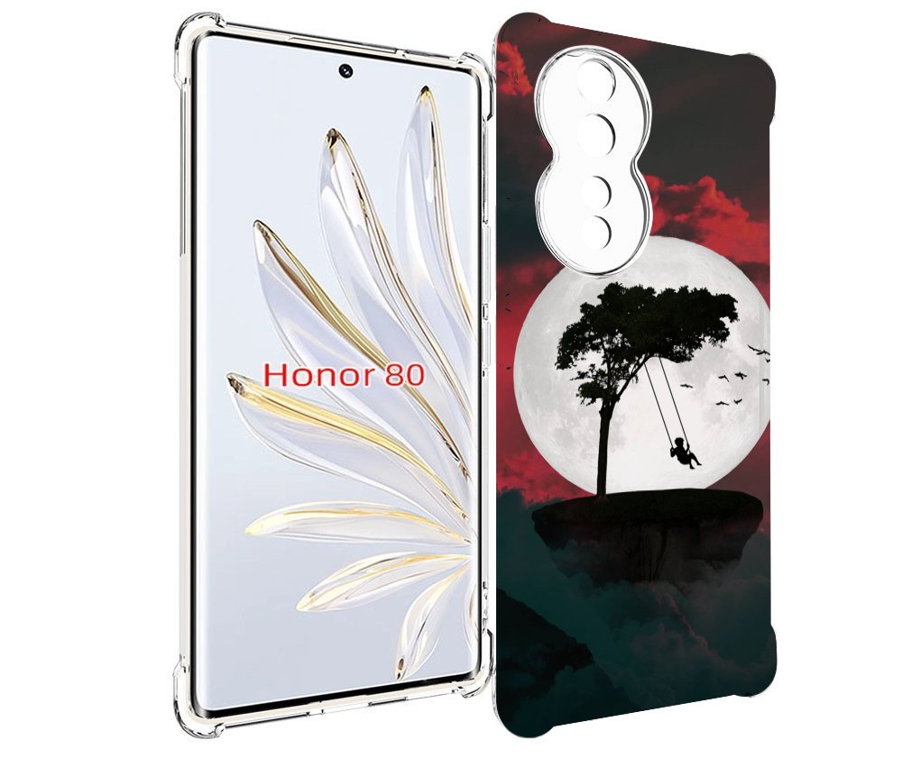 

Чехол MyPads качели-над-пропастью для Honor 80, Прозрачный, Tocco
