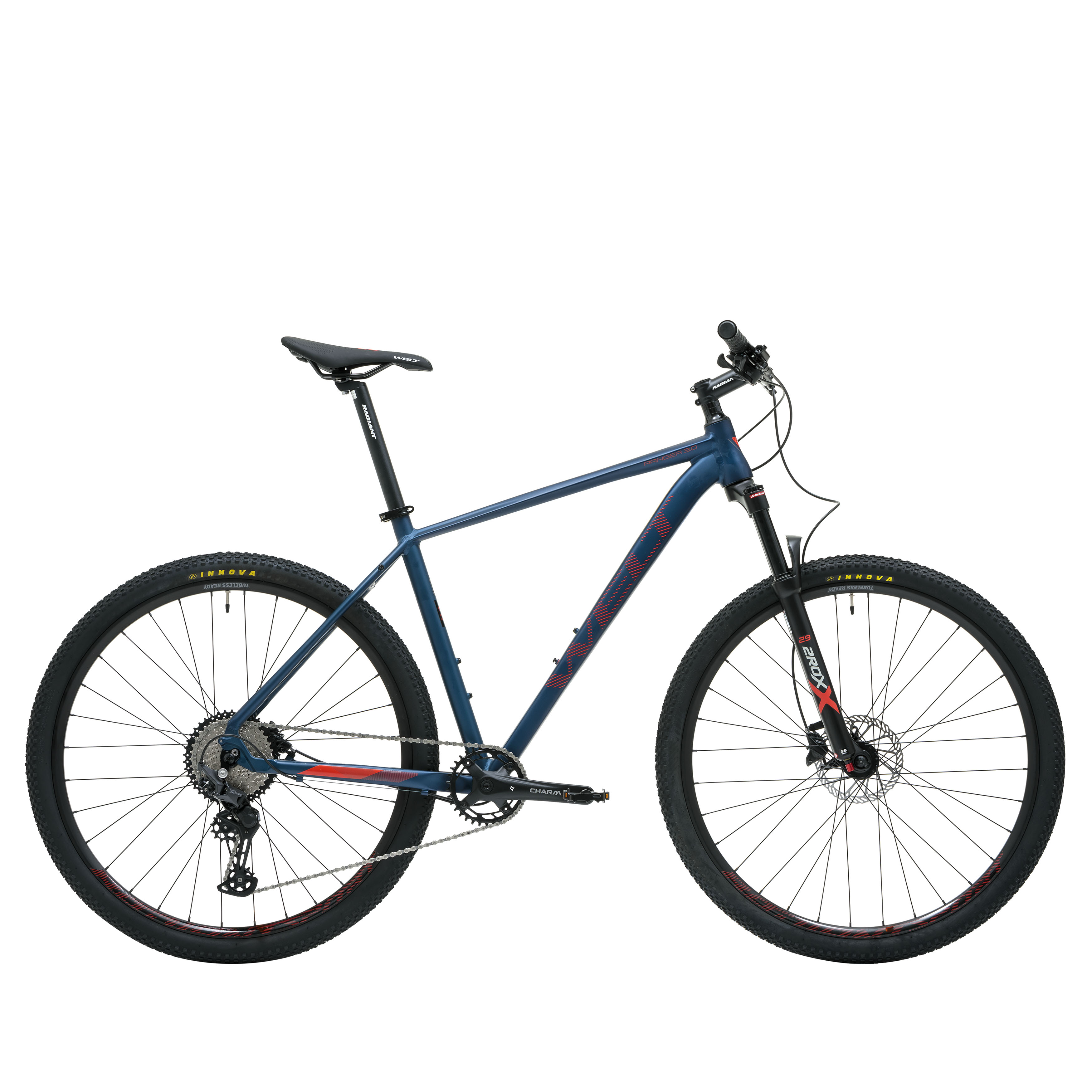 

Велосипед Welt Ranger 3.0 29 2024 Dark Blue (Дюйм:20) 2024, Синий, Ranger 3.0 29