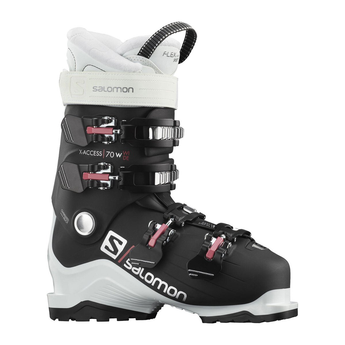 фото Горнолыжные ботинки salomon access 70 w wide 2022, white/black, 25-25,5 см