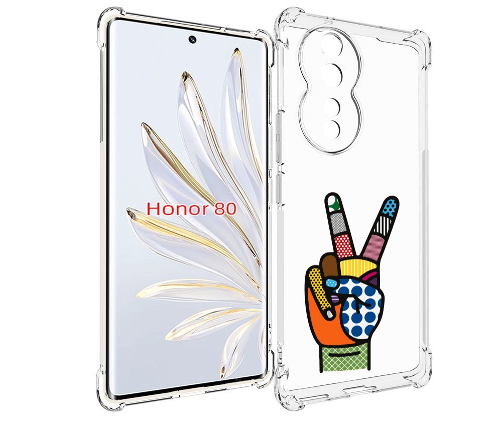 

Чехол MyPads йоу пальчики для Honor 80, Прозрачный, Tocco