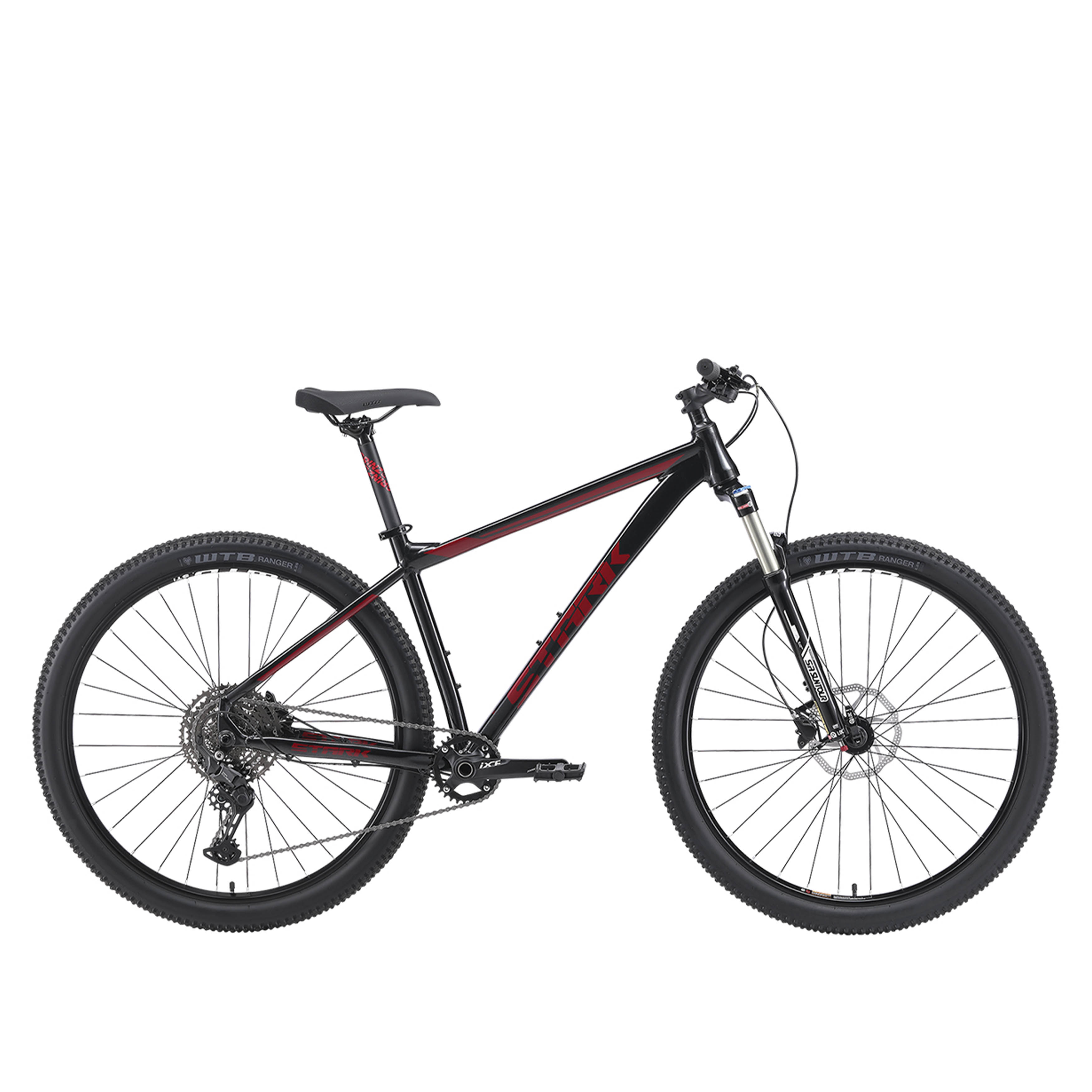 Велосипед Stark Krafter 297 Hd 2024 ЧерныйКрасный Дюйм20 2024 10820000₽