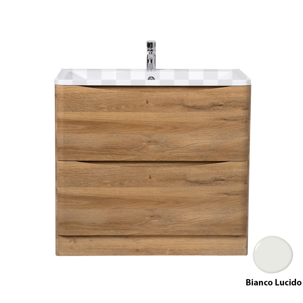 

Тумба под раковину BelBagno Acqua 1000-2C-PIA-BL Bianco Lucido