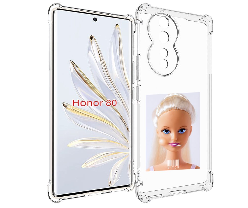 

Чехол MyPads барби для Honor 80, Прозрачный, Tocco