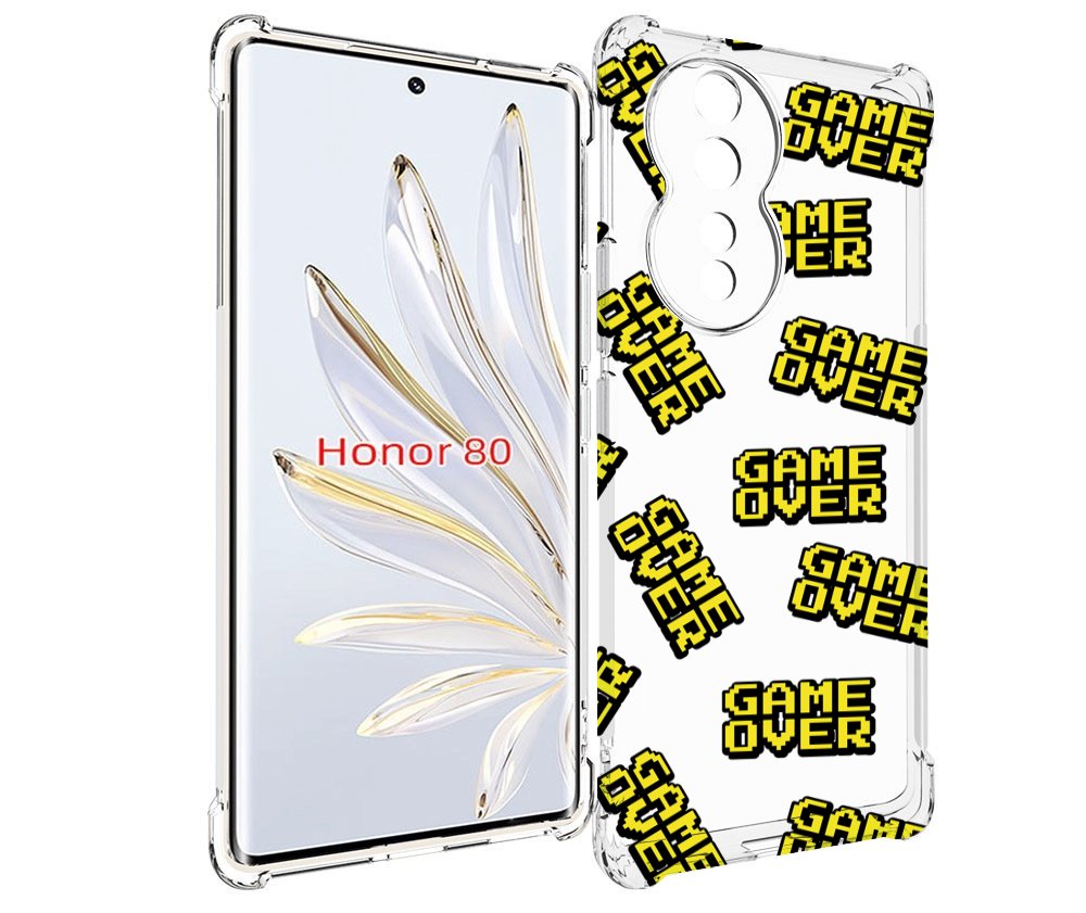 

Чехол MyPads игра-окончена для Honor 80, Прозрачный, Tocco
