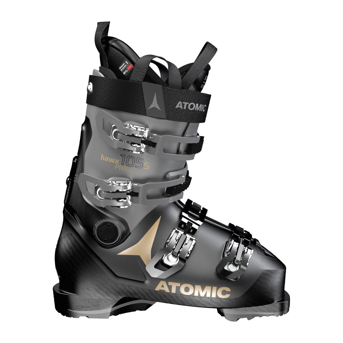 фото Горнолыжные ботинки atomic hawx prime 105 s w gw 2022, black/anthracite/gold, 27-27,5 см