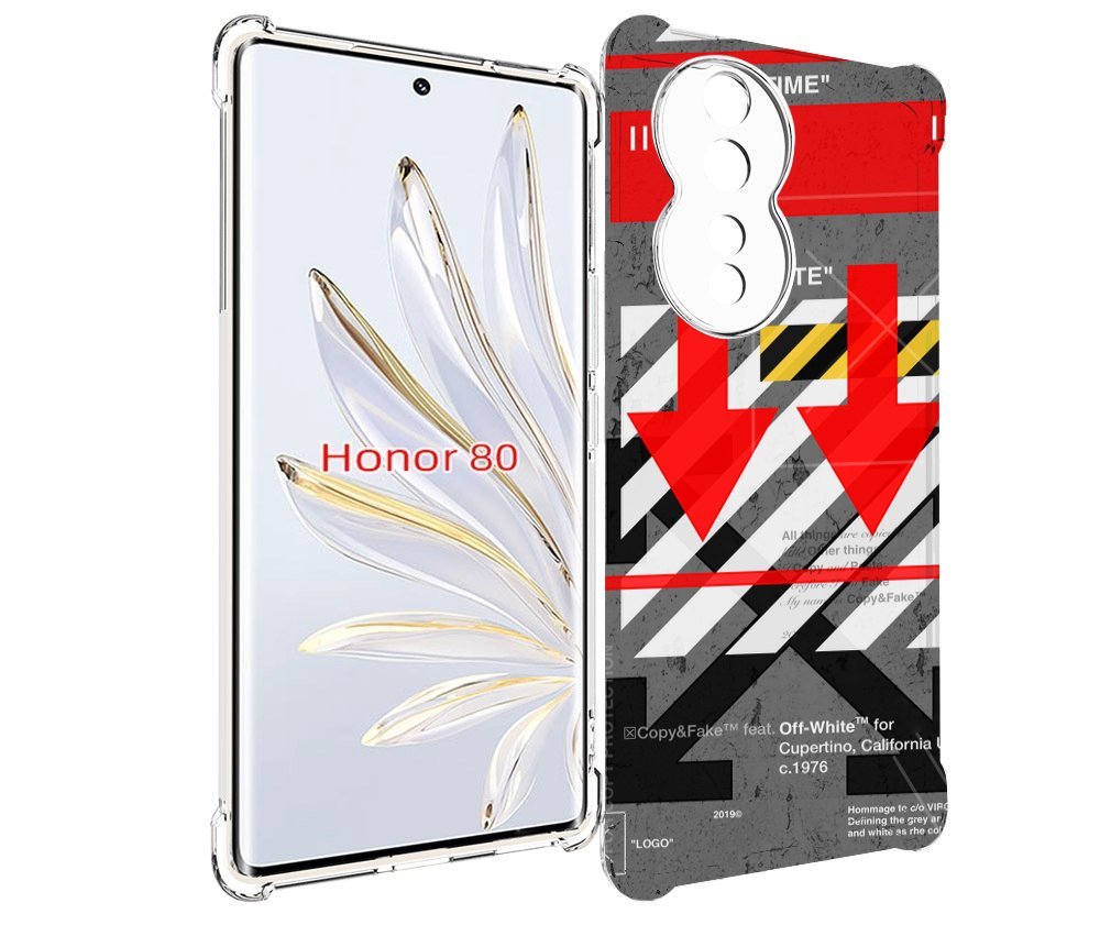 

Чехол MyPads знаки-логотипы для Honor 80, Прозрачный, Tocco