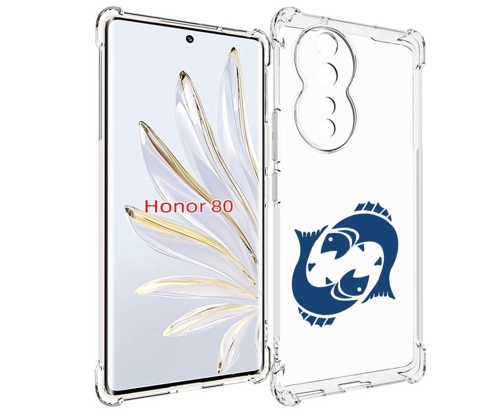 

Чехол MyPads знак-зодиака-рыбы-7 для Honor 80, Прозрачный, Tocco