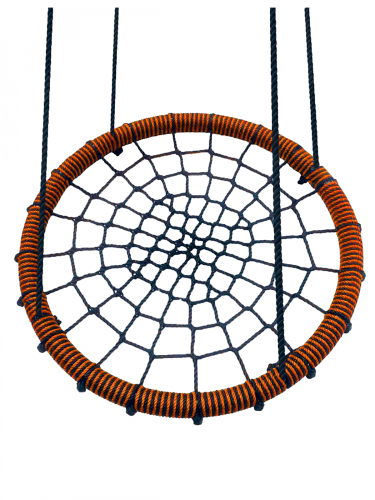 Качели-гнездо подвесные FUNNY-FLIGHT коричневый, 120 см