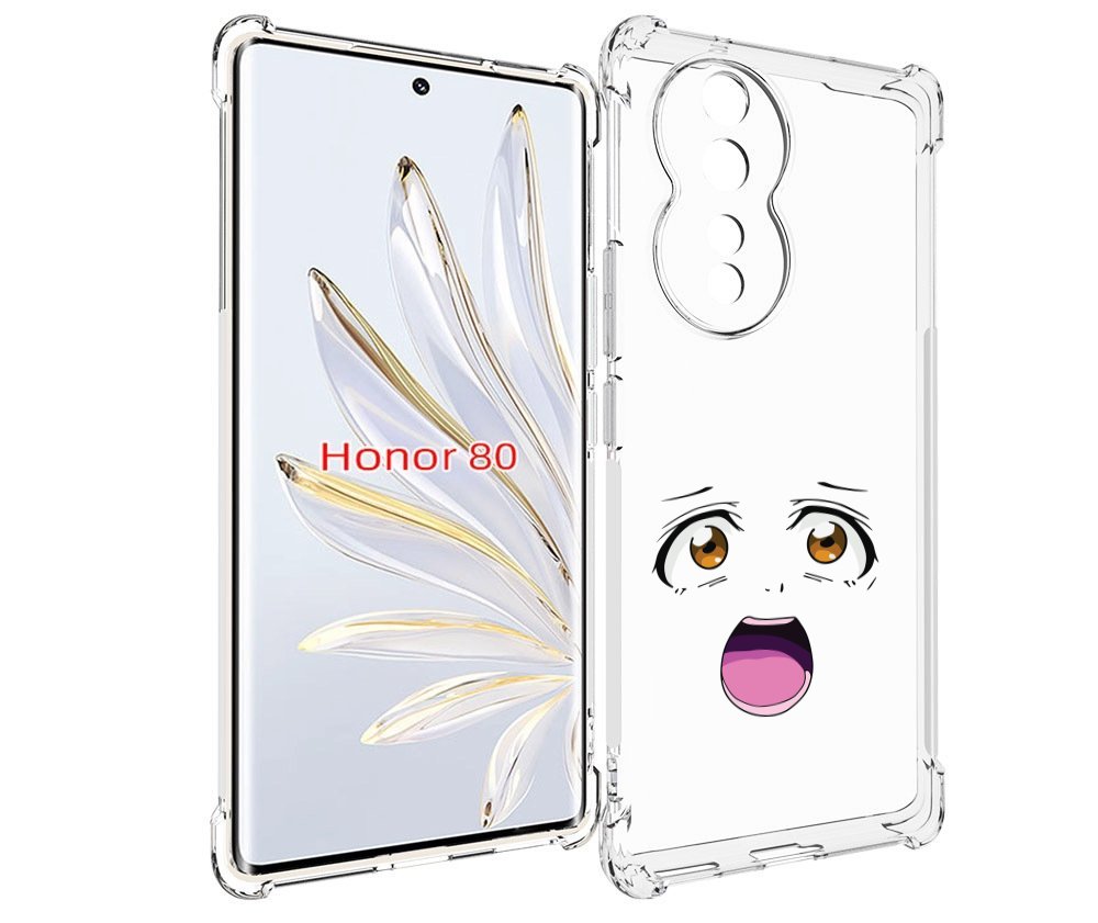 

Чехол MyPads аниме лицао для Honor 80, Прозрачный, Tocco