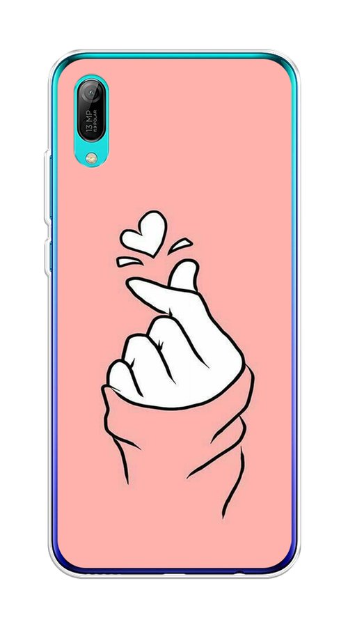 

Чехол Awog на Huawei Y6 Pro (Prime) 2019 "Любовь-щелк", Оранжевый, 68150-7