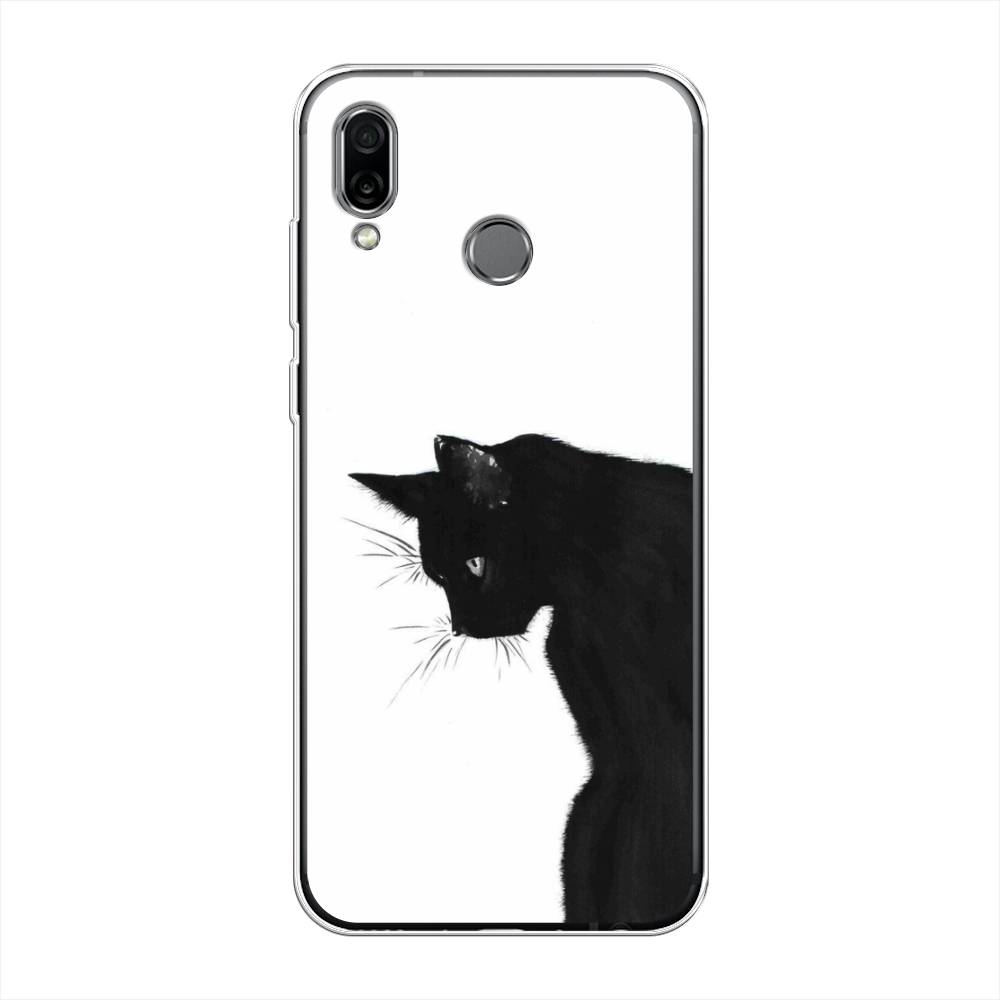 

Чехол Awog на Honor Play "Black cat", Разноцветный, 66250-1