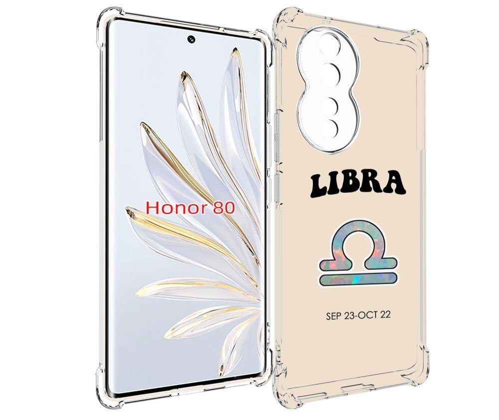 

Чехол MyPads знак-зодиака-весы-6 для Honor 80, Прозрачный, Tocco