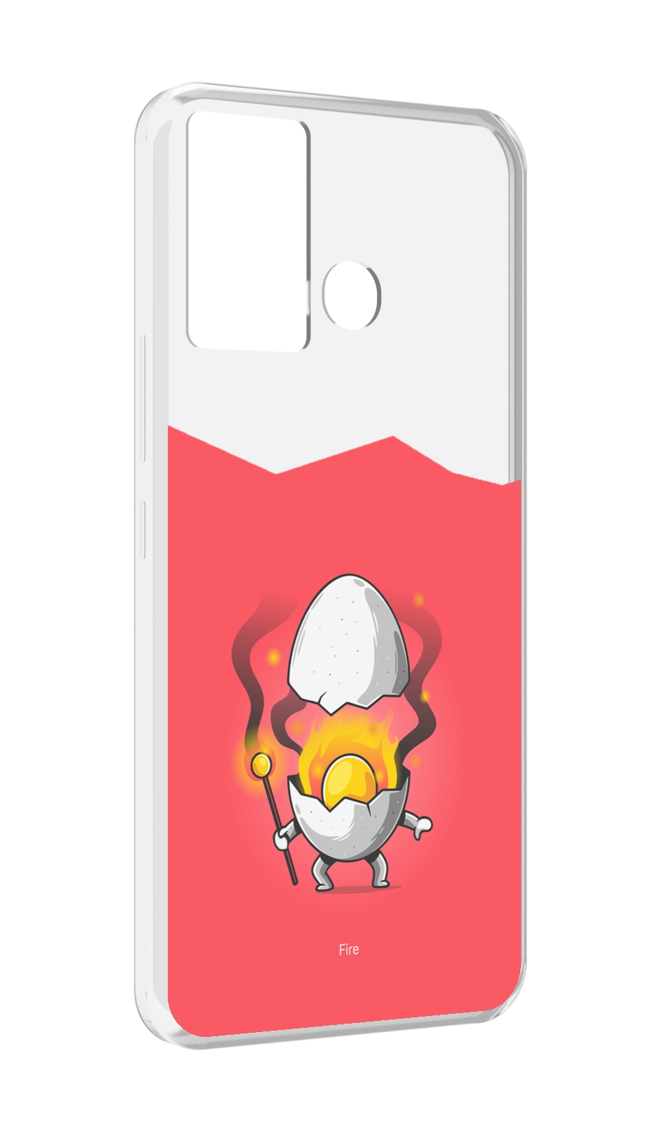 

Чехол MyPads горелое яйцо для Infinix Hot 12 Play, Прозрачный, Tocco