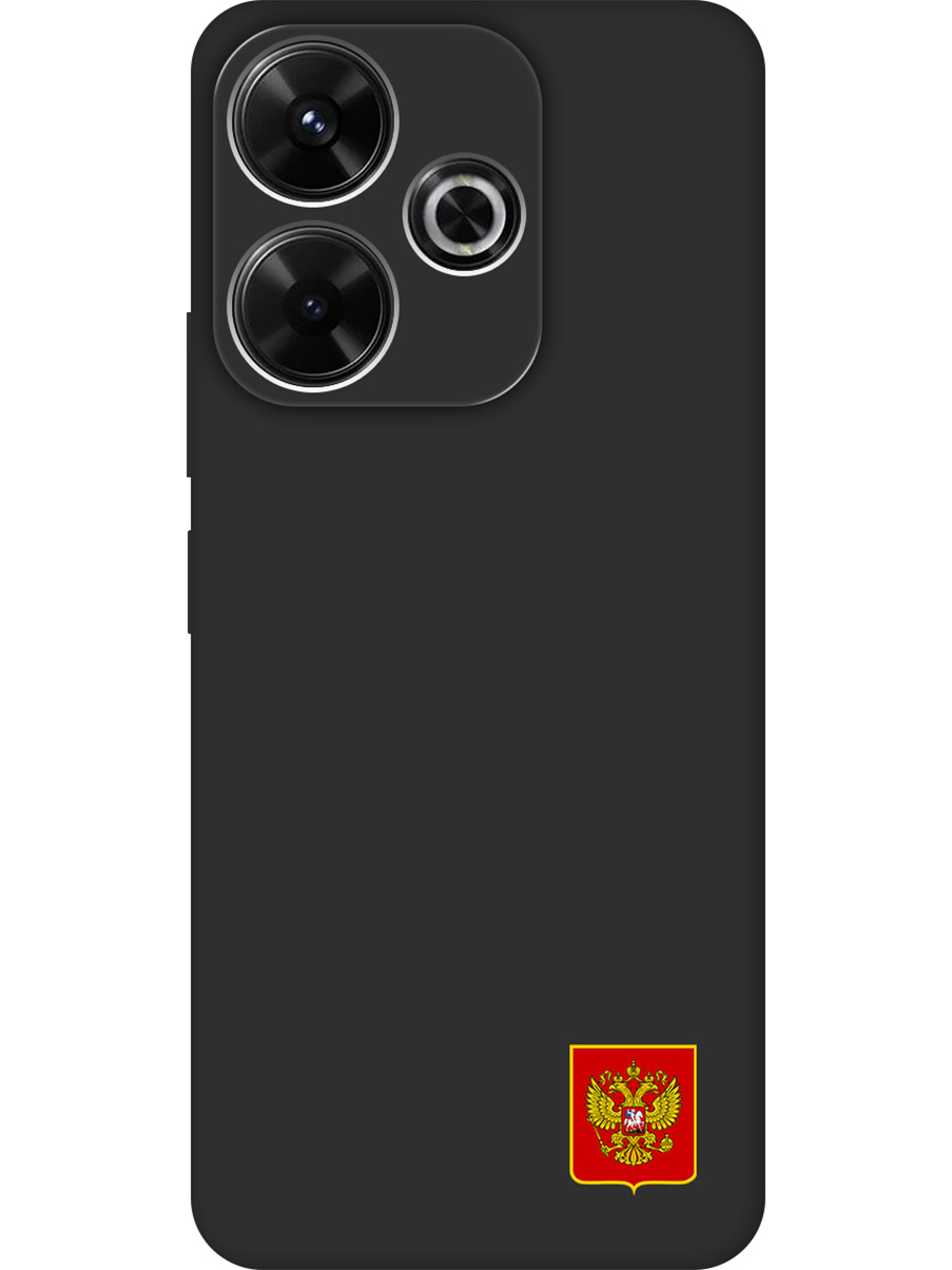 

Силиконовый чехол на Xiaomi Redmi 13 / Redmi Note 13R, Poco M6 4g с принтом 807651, Черный, 783988681