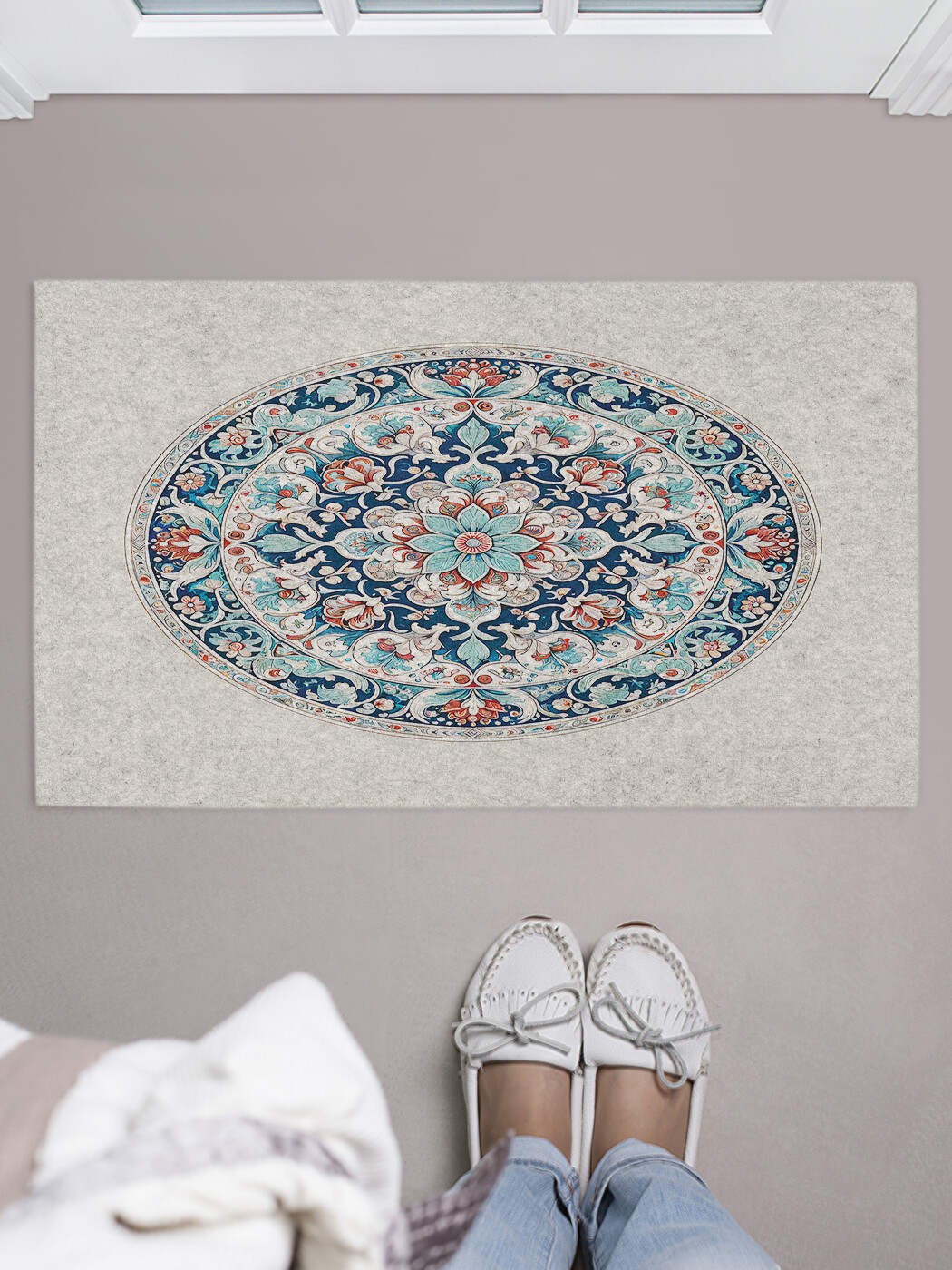 

Коврик придверный JoyArty Восточный круг, door_sd1149