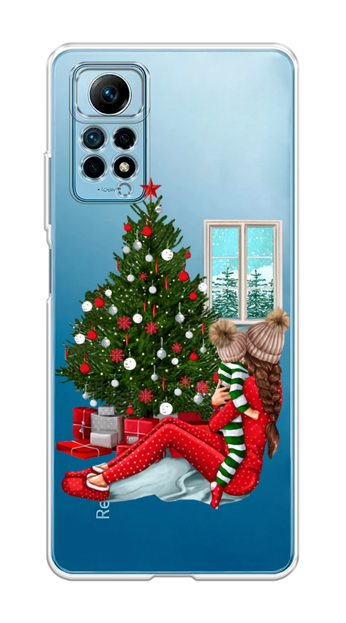 

Чехол на Redmi Note 12 Pro 4G "Новый год с мамой", Красный;зеленый;голубой, 319050-6