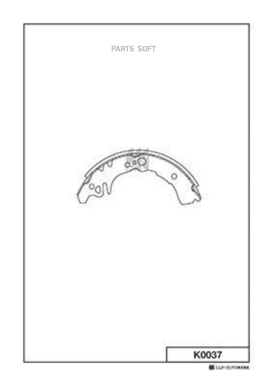 

Тормозные колодки Kashiyama барабанные K0037