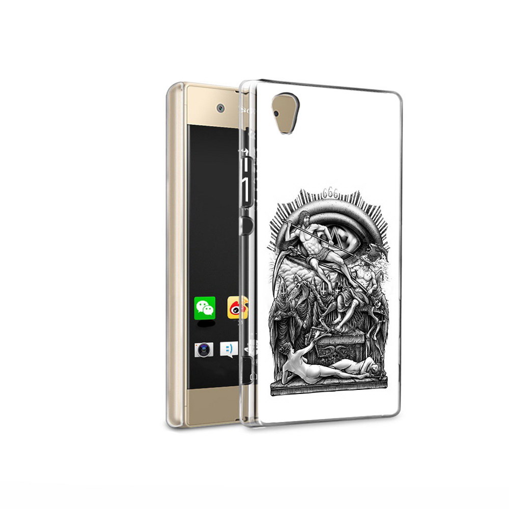 

Чехол MyPads Tocco для Sony Xperia XA1 Ultra оракул черно белый (PT67027.252.528), Прозрачный, Tocco