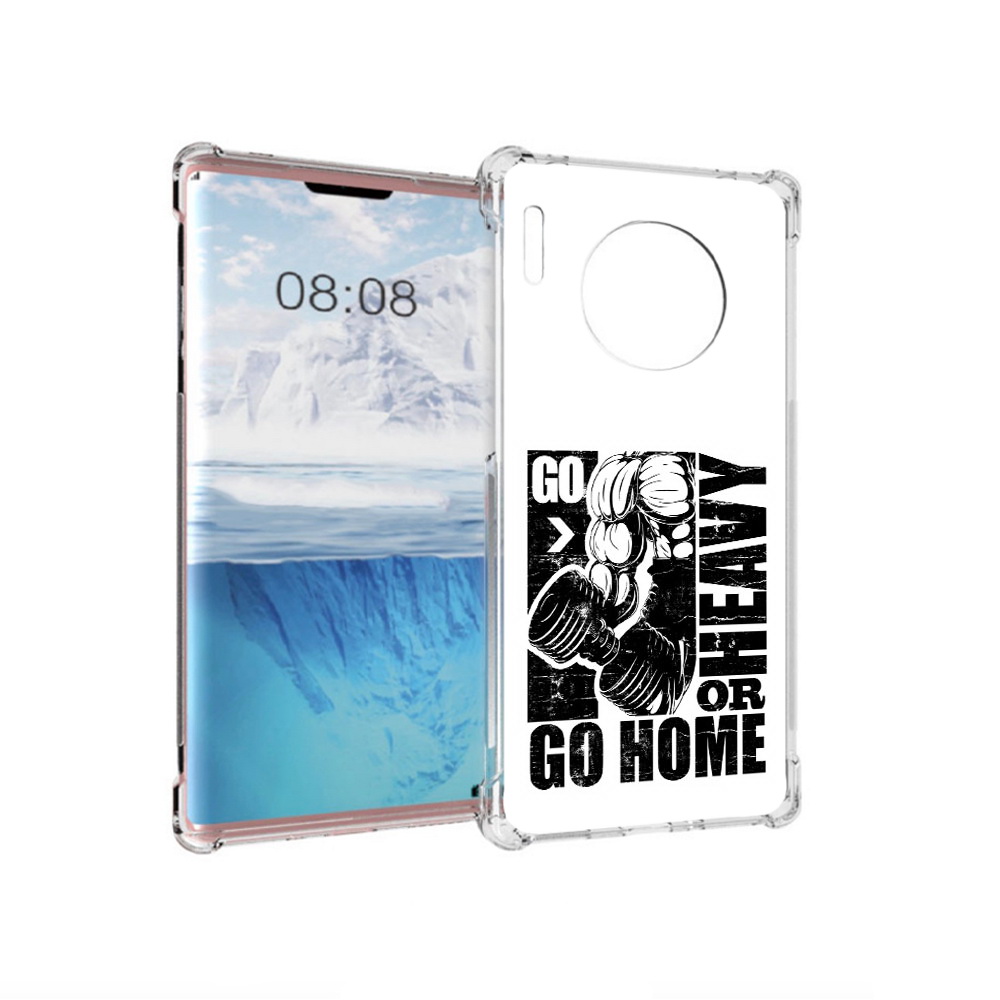 

Чехол MyPads Tocco для Huawei Mate 30 Pro накаченные руки, Прозрачный, Tocco