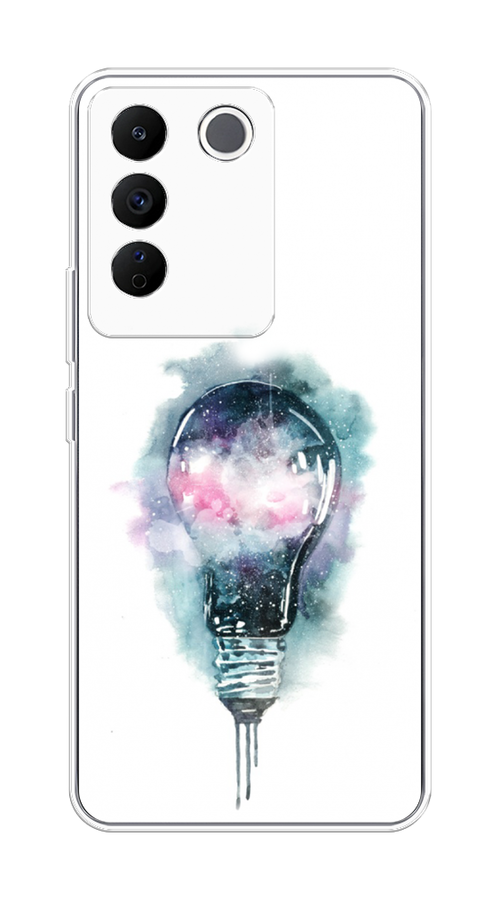 

Чехол на Vivo V27e "Волшебная лампа", Белый;серый, 268350-4