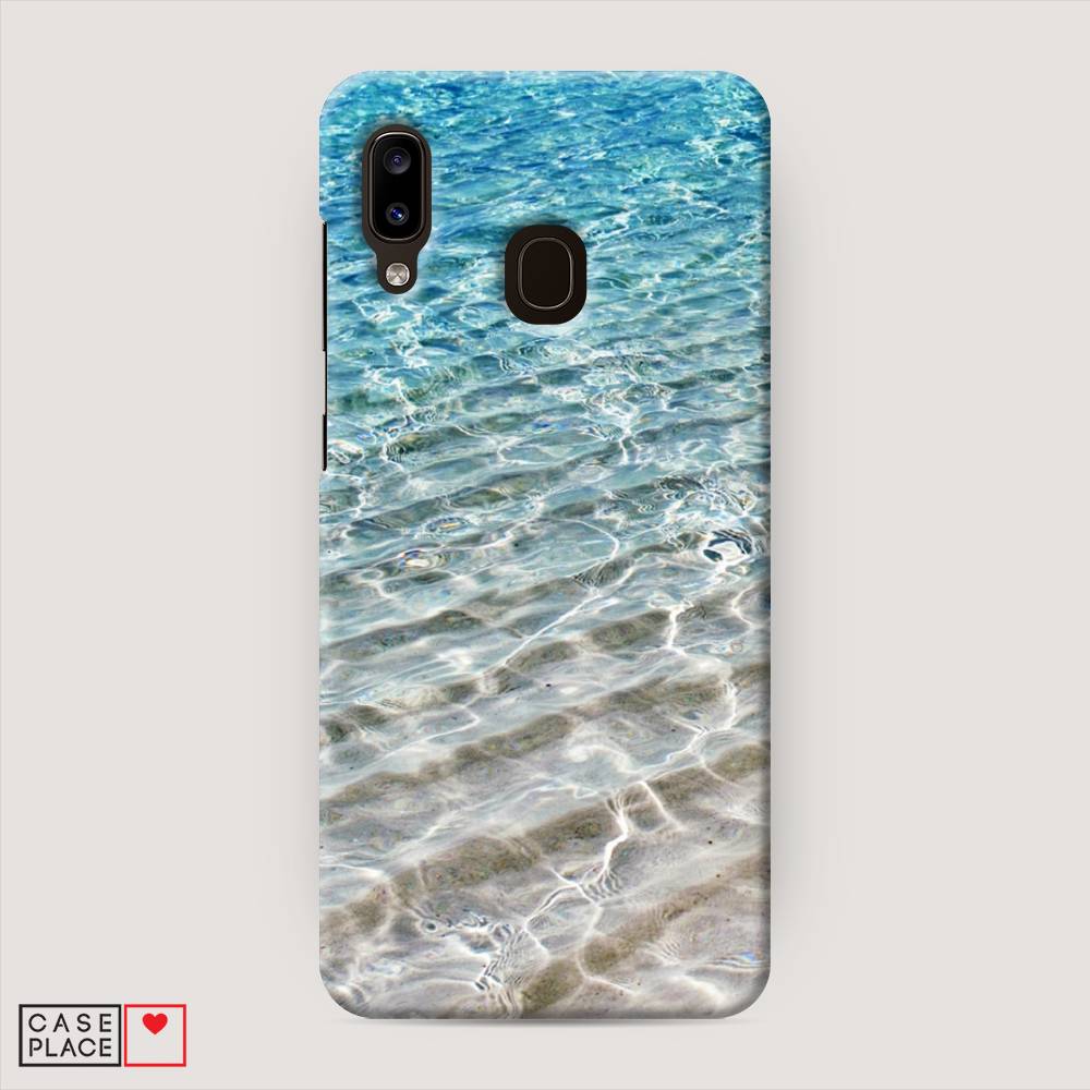

Пластиковый чехол "Волны 10" на Samsung Galaxy A30, 27520-3