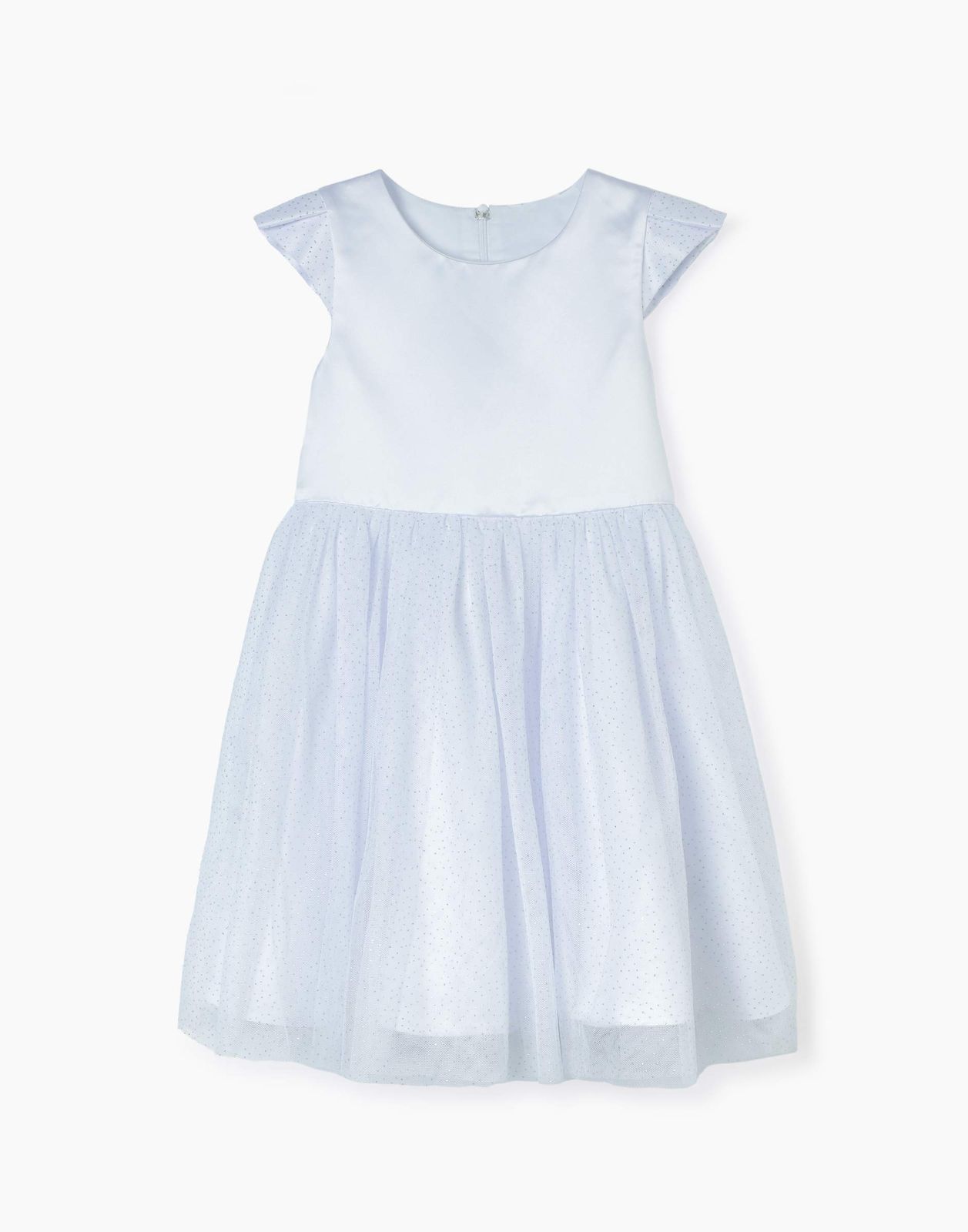 Платье детское Gloria Jeans GSO000494, светло-синий, 116