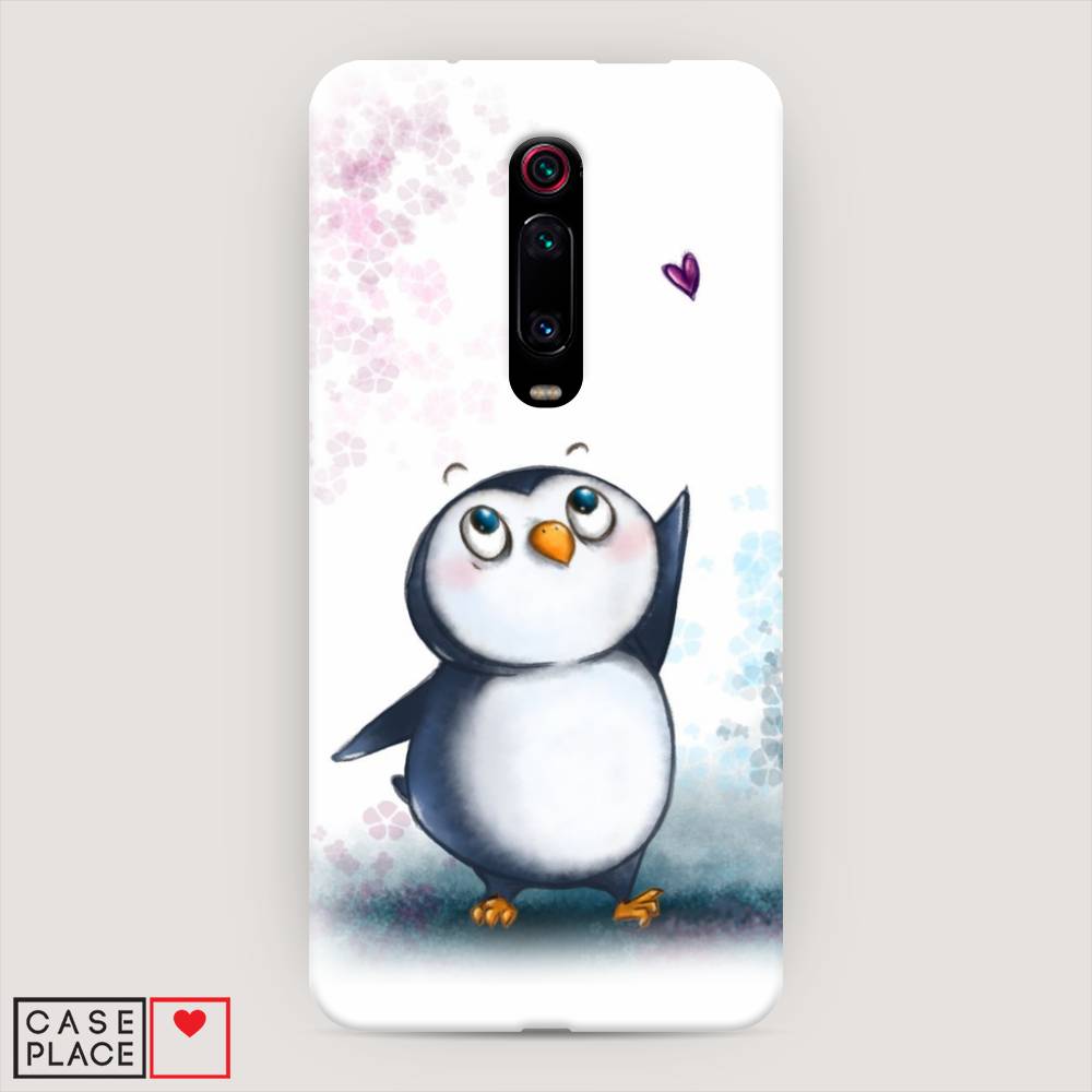 

Пластиковый чехол "Пингвин и сердечко" на Xiaomi Mi 9T, 35720-1