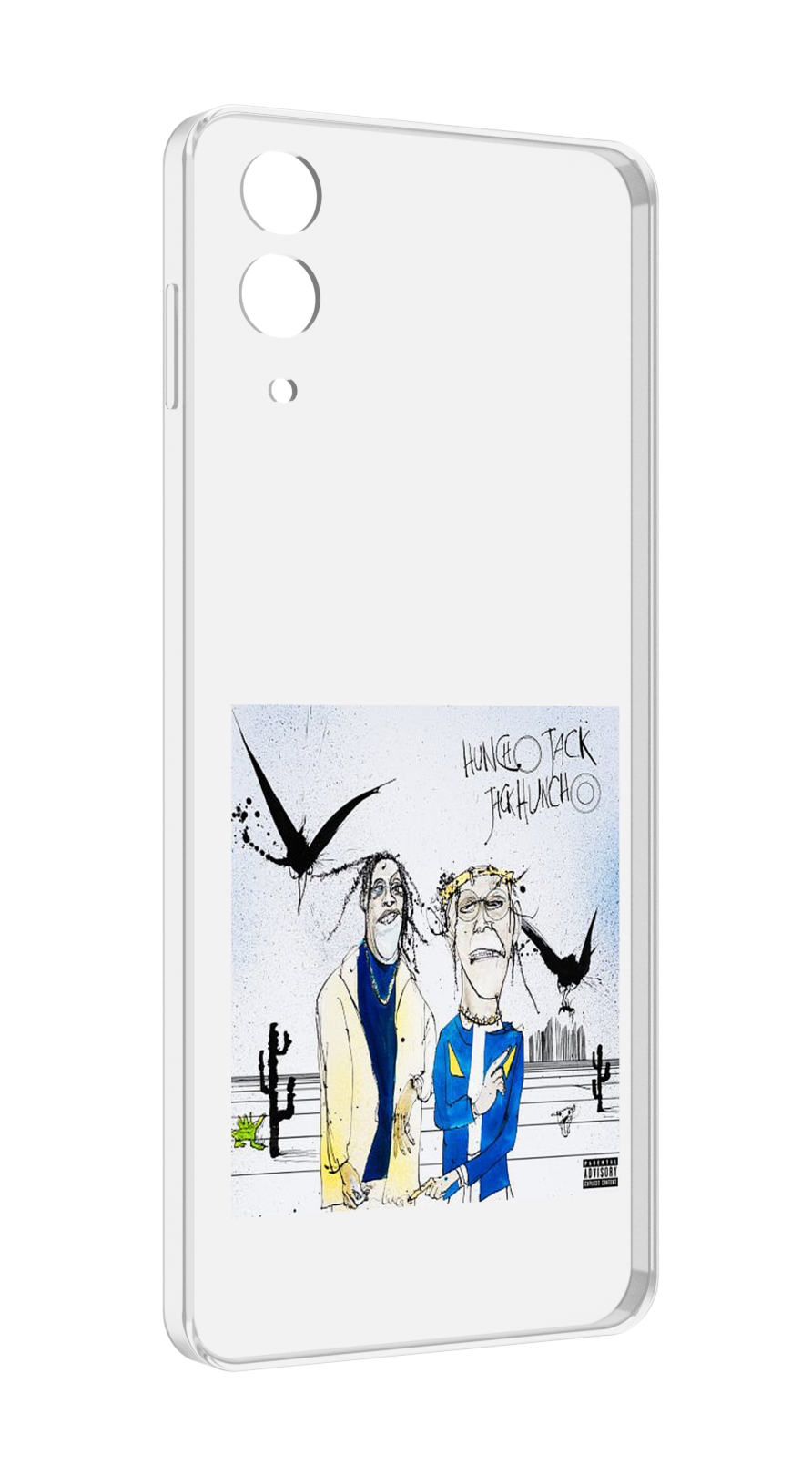 

Чехол MyPads Travis Scott & Quavo - Huncho Jack, Jack Huncho для Samsung Galaxy Z Flip, Прозрачный, Tocco