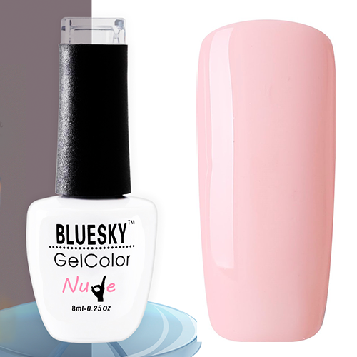 Гель-лак BlueSky Nude #020, 8 мл персиково-розовый блеск для губ tf cosmetics magic elixir ctl21 т 007 персиково розовый 3 5 мл