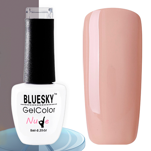 

Гель-лак BlueSky Nude #017, 8 мл персиково-бежевый