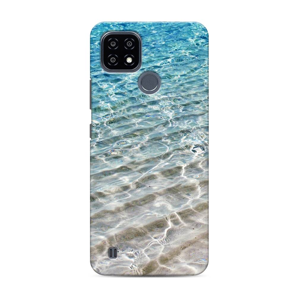 

Пластиковый чехол "Волны 10" на Realme C21Y, 256820-3