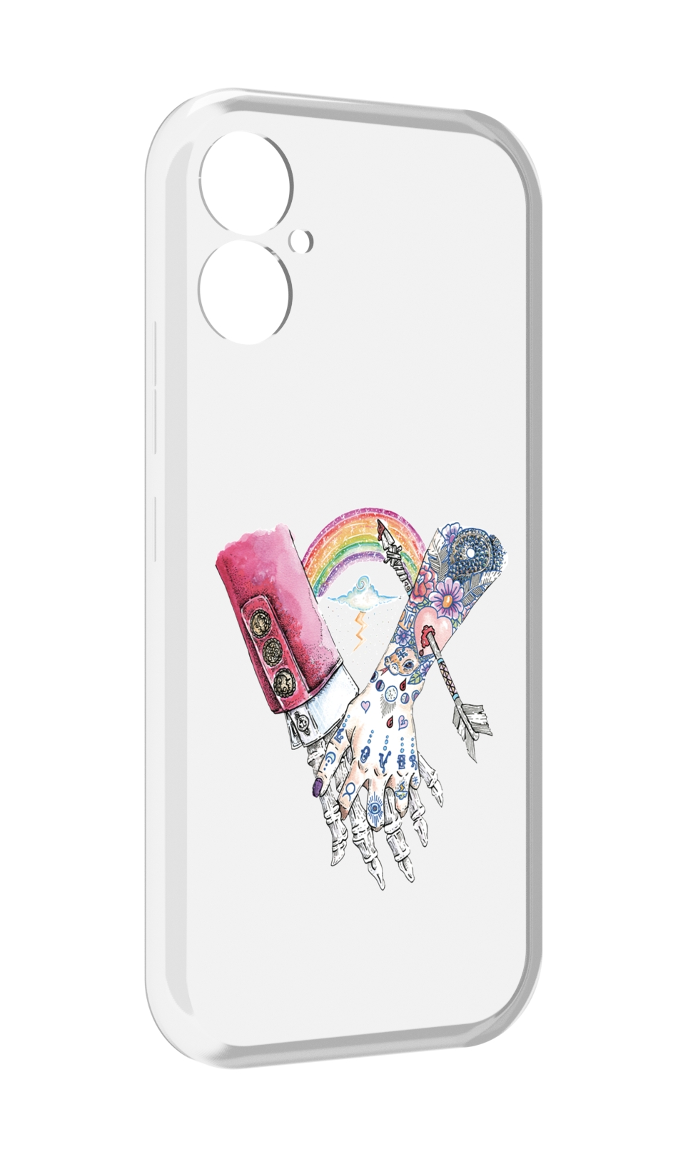 

Чехол MyPads абстракция руки в татуировках для Tecno Spark 9 Pro \ Spark 9T, Прозрачный, Tocco