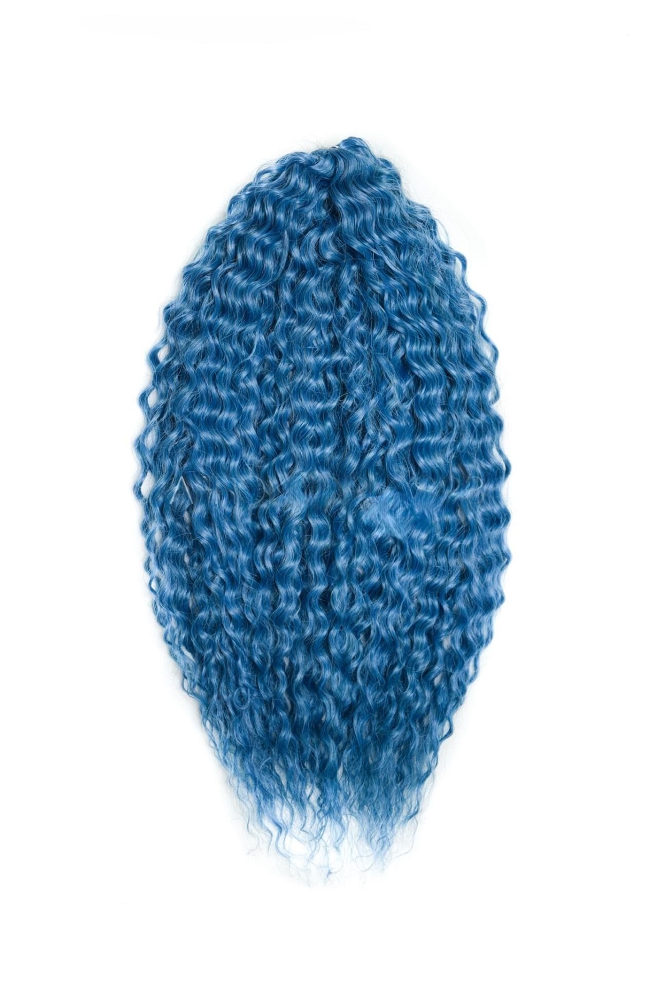 Афрокудри Для Плетения Волос Ariel Ариэль Azure Blue Длина 60см 300г человек амфибия ариэль