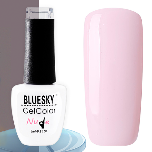 Гель-лак BlueSky Nude #004, 8 мл нежно-розовый