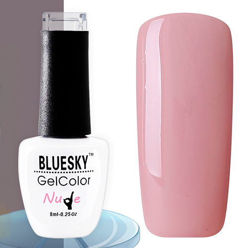 

Гель-лак BlueSky Nude #001, 8 мл розово-бежевый
