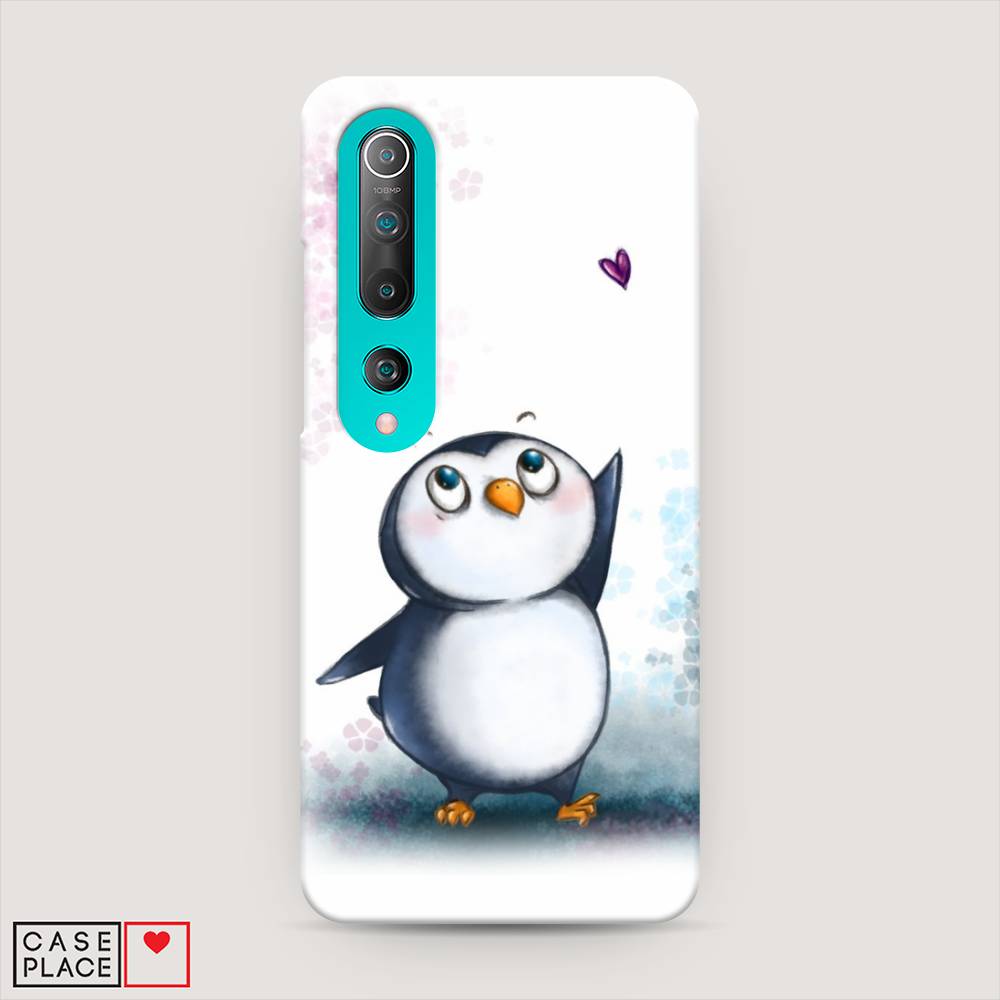 

Пластиковый чехол "Пингвин и сердечко" на Xiaomi Mi 10 Pro, 37820-1