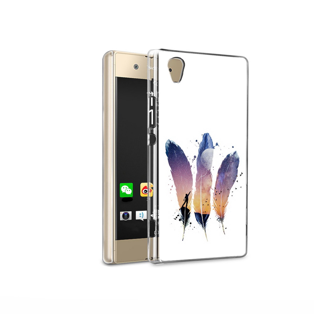 

Чехол MyPads Tocco для Sony Xperia XA1 Ultra небесные перья (PT67027.252.519), Прозрачный, Tocco