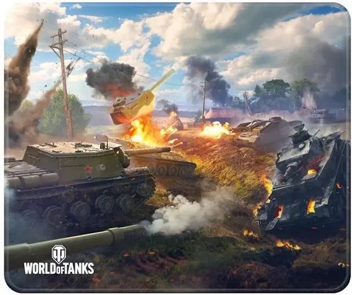 Коврик для мыши  World of Tanks L рисунок, ткань, 500х420х3мм fwgmpwtkrsk22s00l