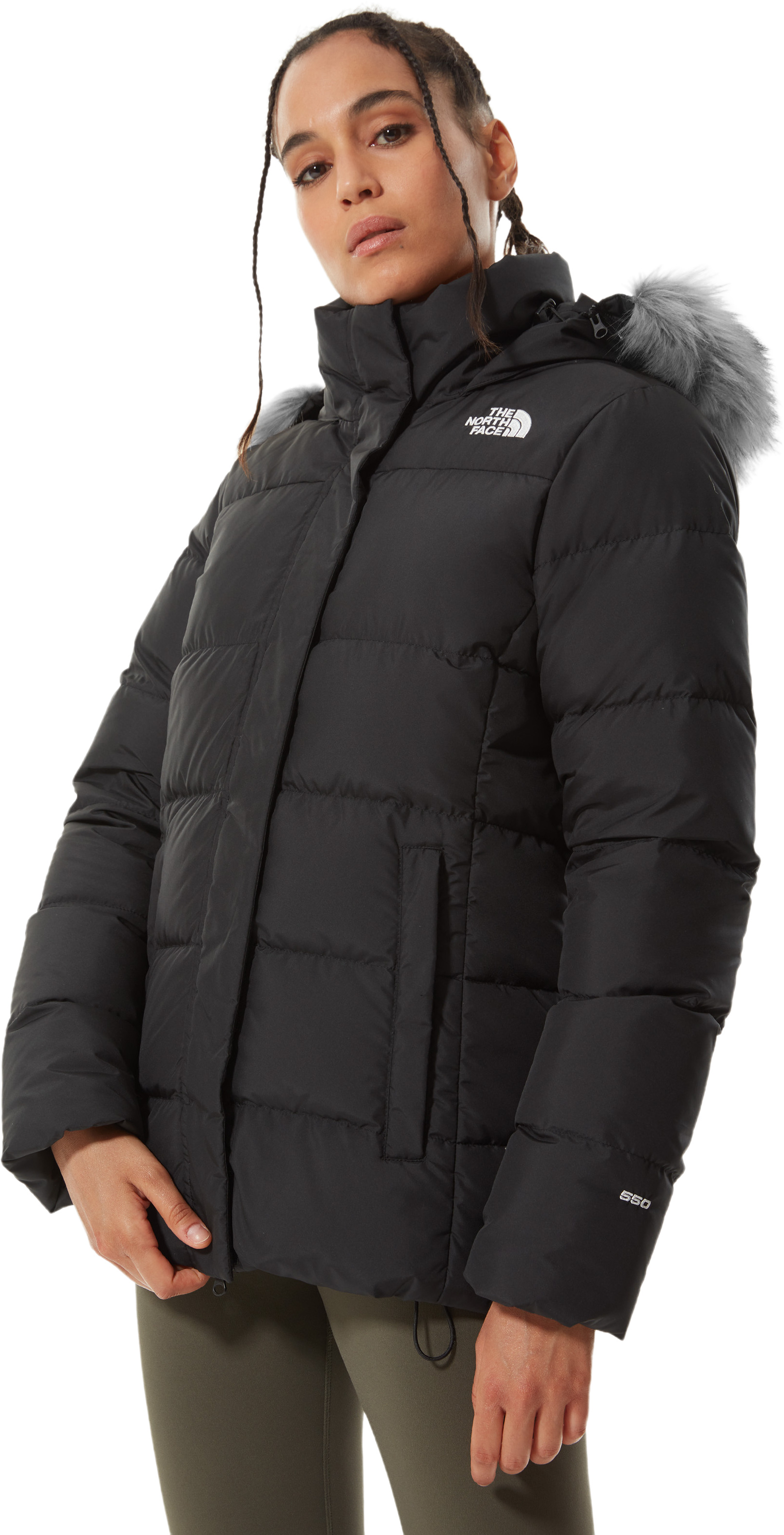 

Пуховик женский The North Face TA4R33JK3 черный L, TA4R33JK3