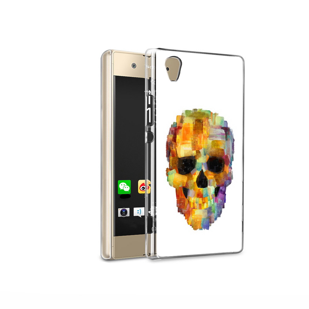 

Чехол MyPads Tocco для Sony Xperia XA1 Ultra нарисованный череп (PT67027.252.516), Прозрачный, Tocco