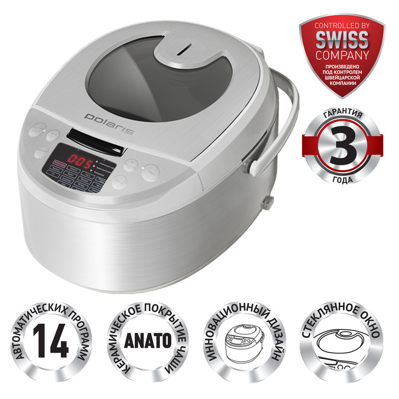 

Мультиварка Polaris PMC 5016ADG White, PMC 5016ADG