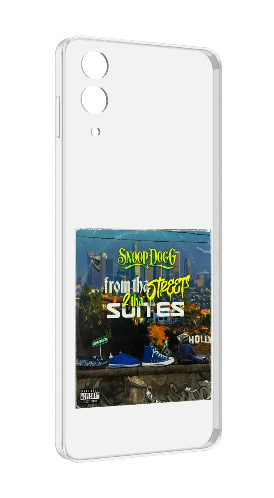 

Чехол MyPads Snoop Dogg FROM THE STREET 2 THA SUITES для Samsung Galaxy Z Flip 4 (SM-F721), Прозрачный, Tocco