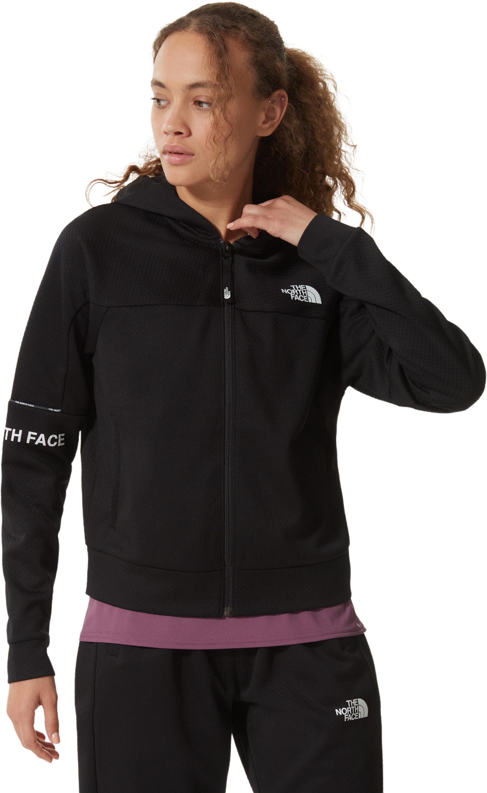 фото Ветровка женская the north face ta55hejk3 черная xs