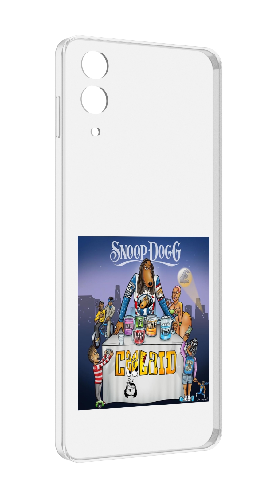 

Чехол MyPads Snoop Dogg COOLAID для Samsung Galaxy Z Flip 4 (SM-F721), Прозрачный, Tocco