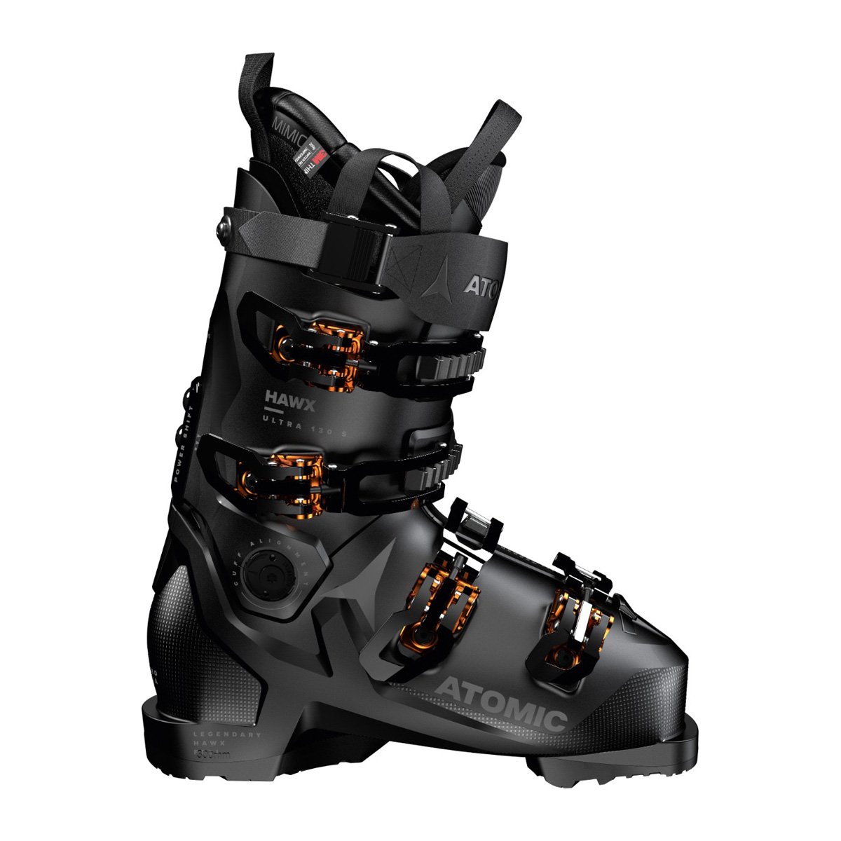 фото Горнолыжные ботинки atomic hawx ultra 130 s gw 2021, black/orange, 25-25,5 см