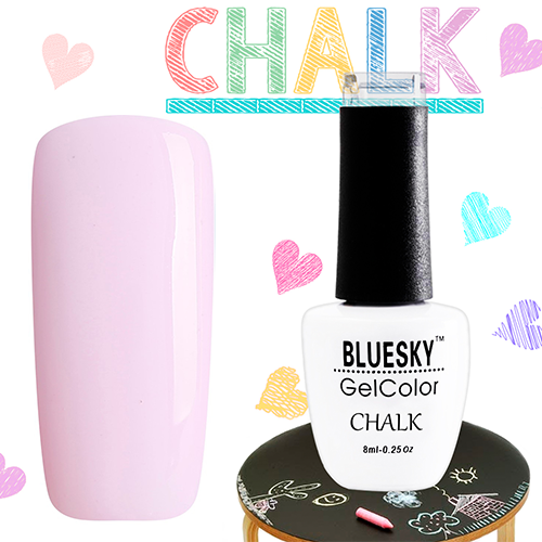 

Гель-лак BlueSky Chalk #018, 8 мл светлый розовый