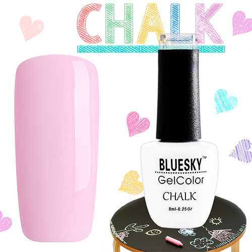 

Гель-лак BlueSky Chalk #017, 8 мл розовый