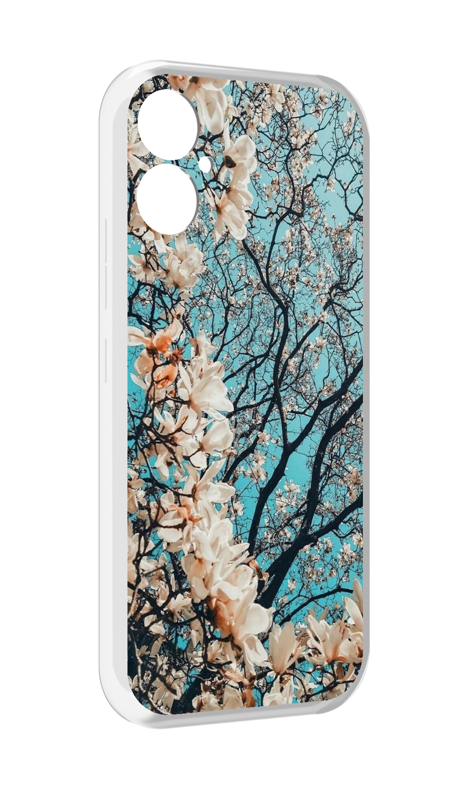 

Чехол MyPads дерево-с-цветочками для Tecno Spark 9 Pro \ Spark 9T, Прозрачный, Tocco