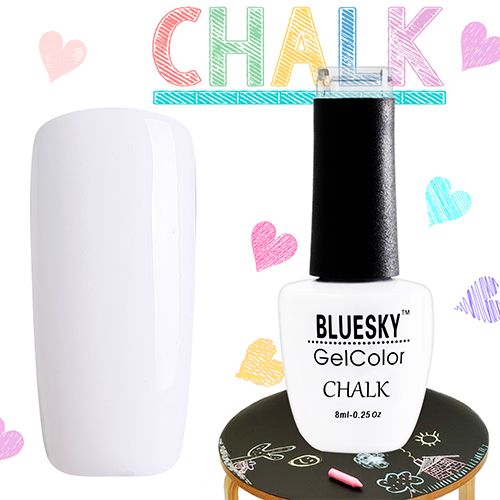 

Гель-лак BlueSky Chalk #008, 8 мл белый